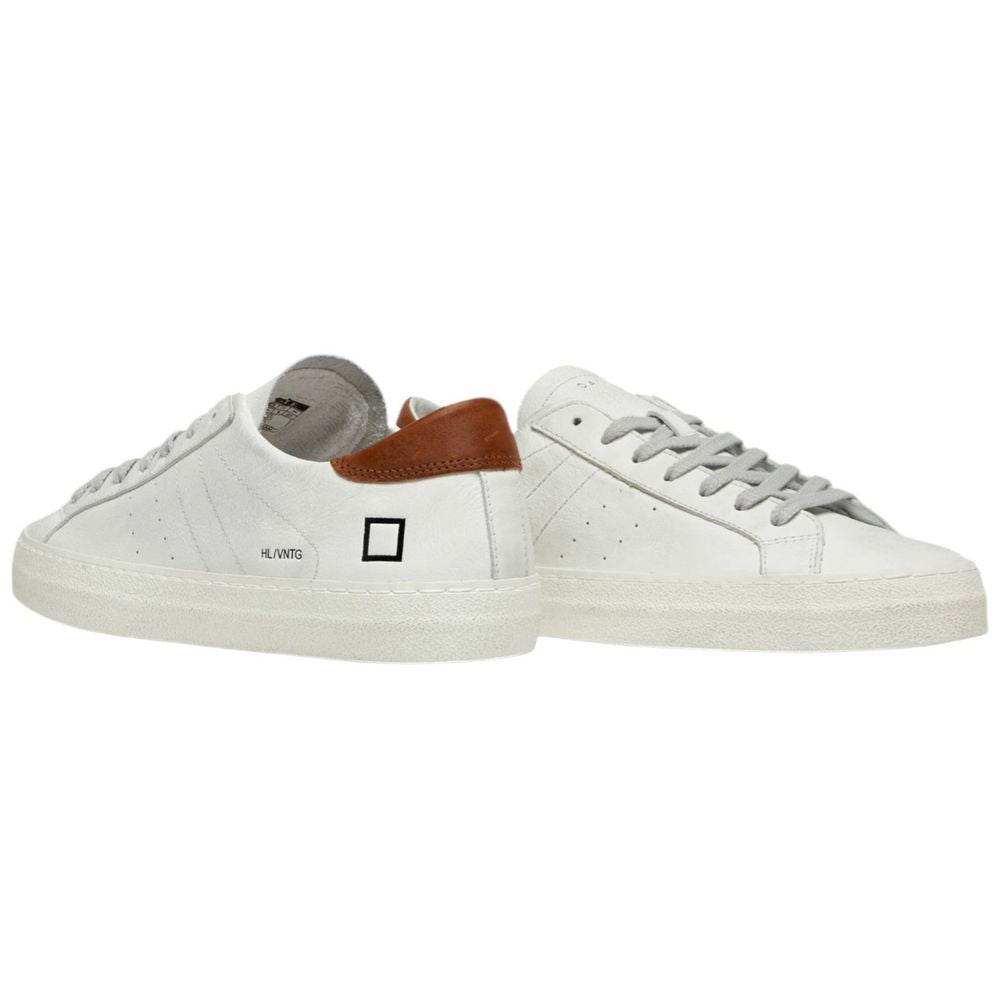 DATE Sneaker aus weißem Leder