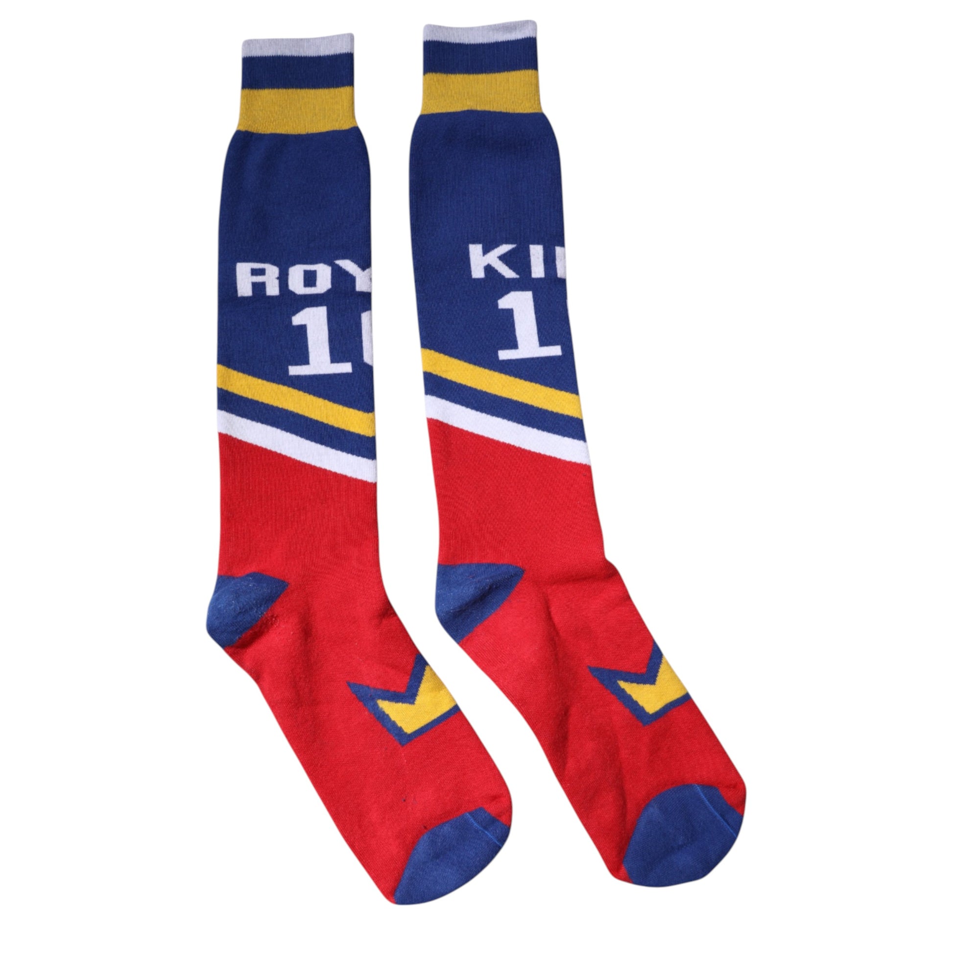 Dolce &amp; Gabbana – Mehrfarbig bedruckte Wadensocken aus Baumwolle