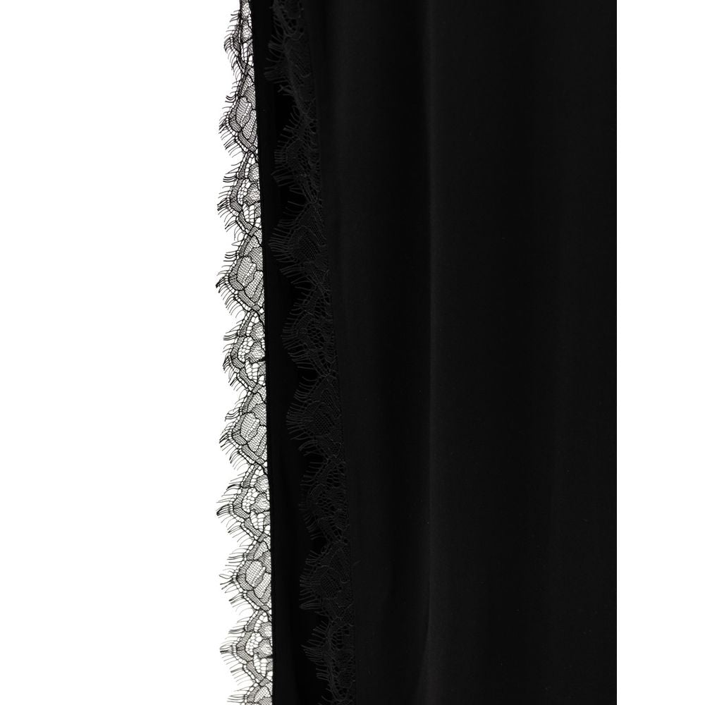 Retrofête Schwarze Viskose Lang