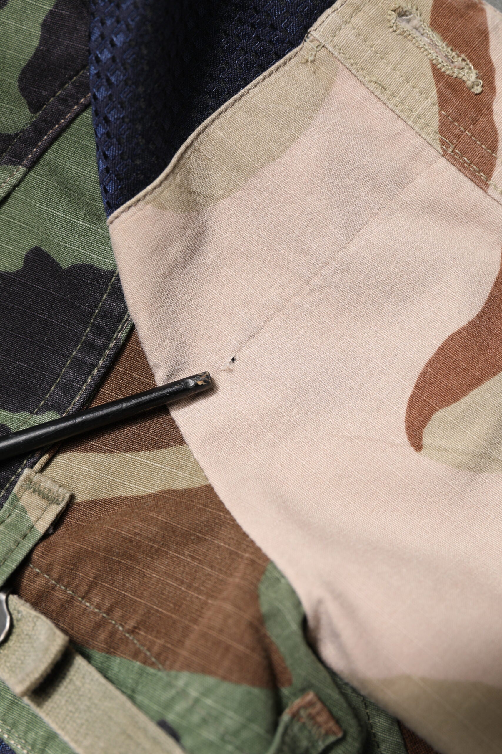 Dolce &amp; Gabbana Mehrfarbiger Camouflage-Patchwork-Mantelblazer