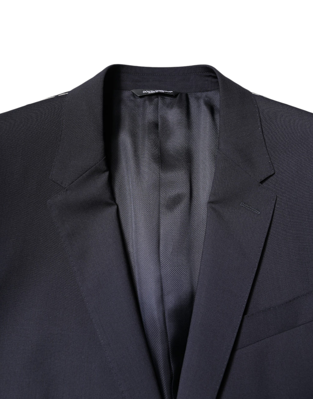 Dolce &amp; Gabbana Schwarzer MARTINI Einreihiger Mantelblazer