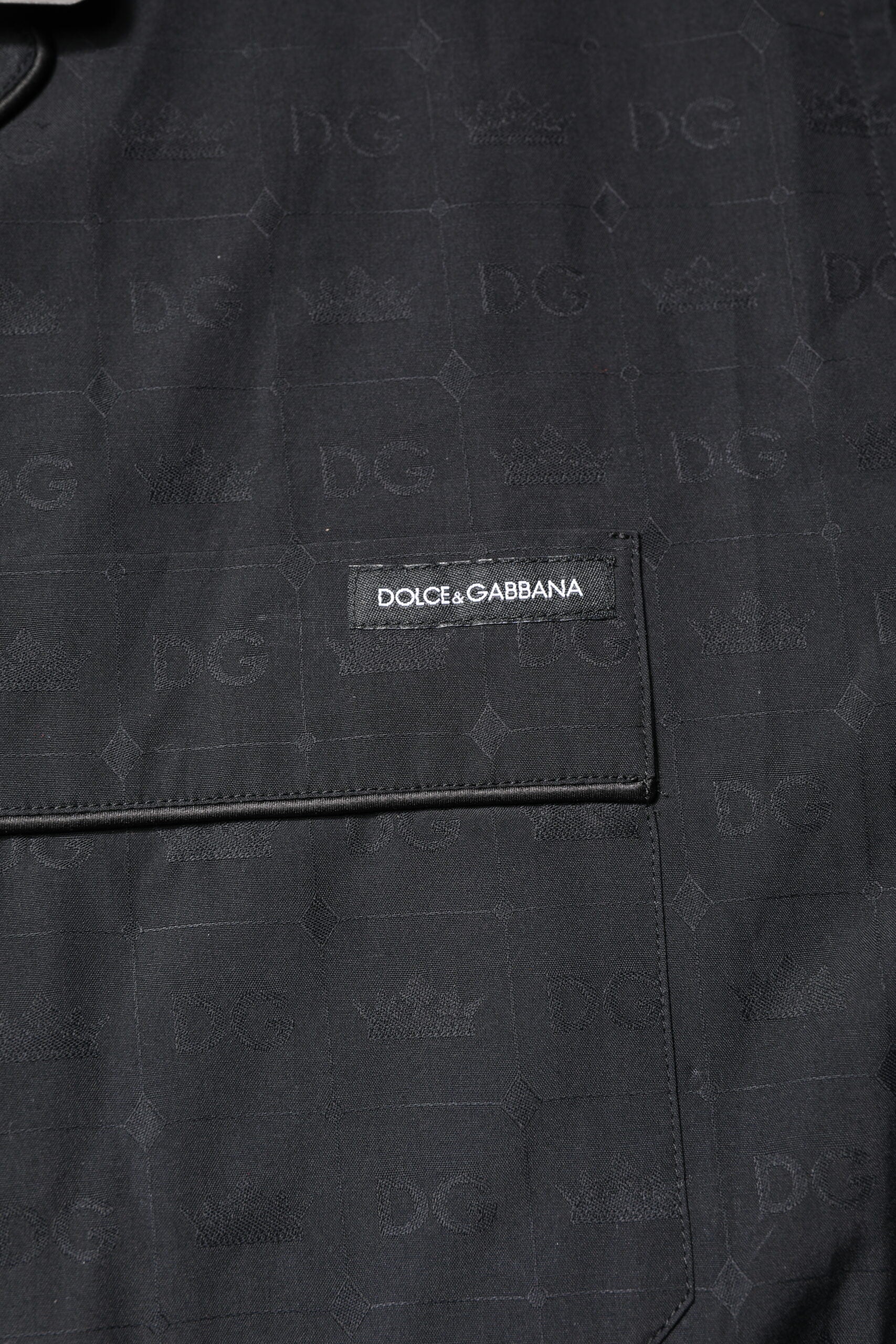 Dolce &amp; Gabbana Herren-Pyjama-Set aus schwarzer Baumwolle, Nachtwäsche