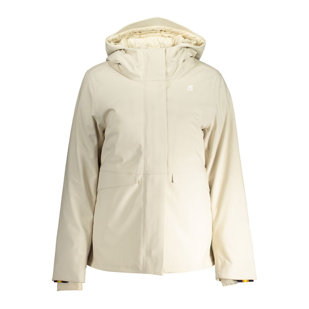 K-WAY Beige Polyester Jacken &amp; Mäntel