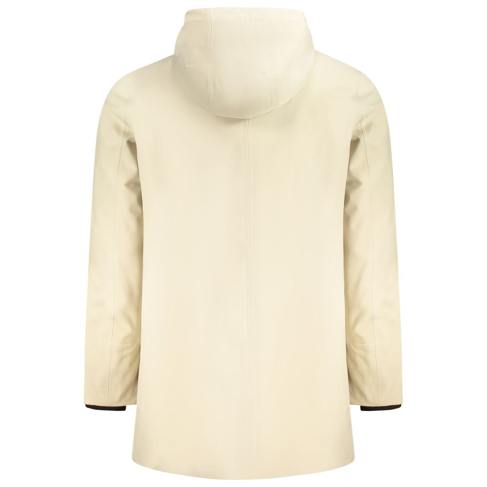 K-WAY Beige Polyester Herrenjacke