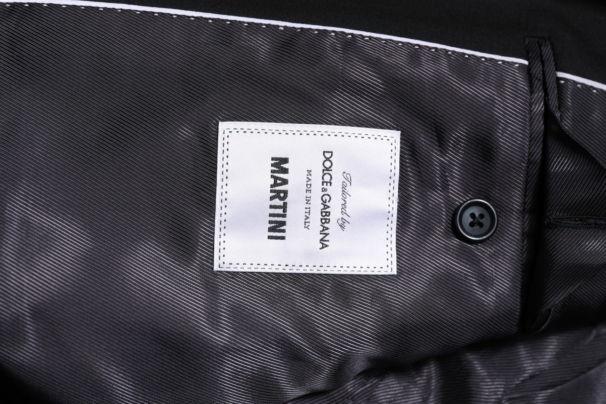 Dolce &amp; Gabbana Dunkelblauer MARTINI Wollblazer-Mantel