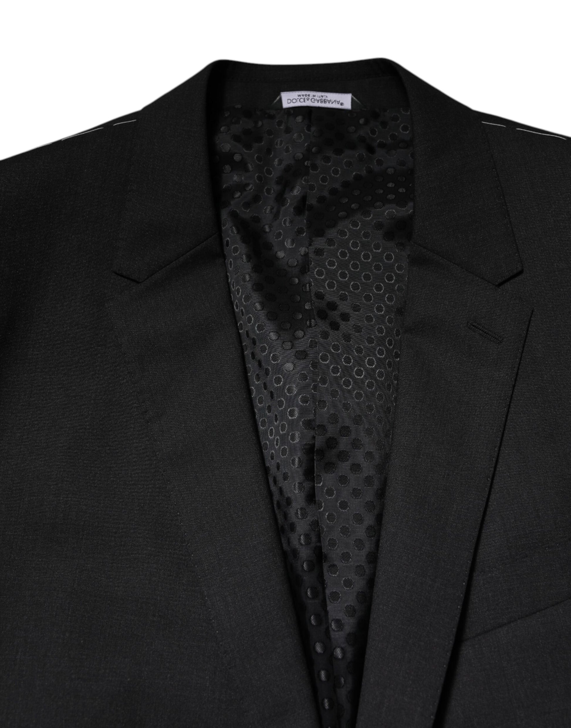 Dolce &amp; Gabbana Dunkelgraue MARTINI Einreihige Jacke