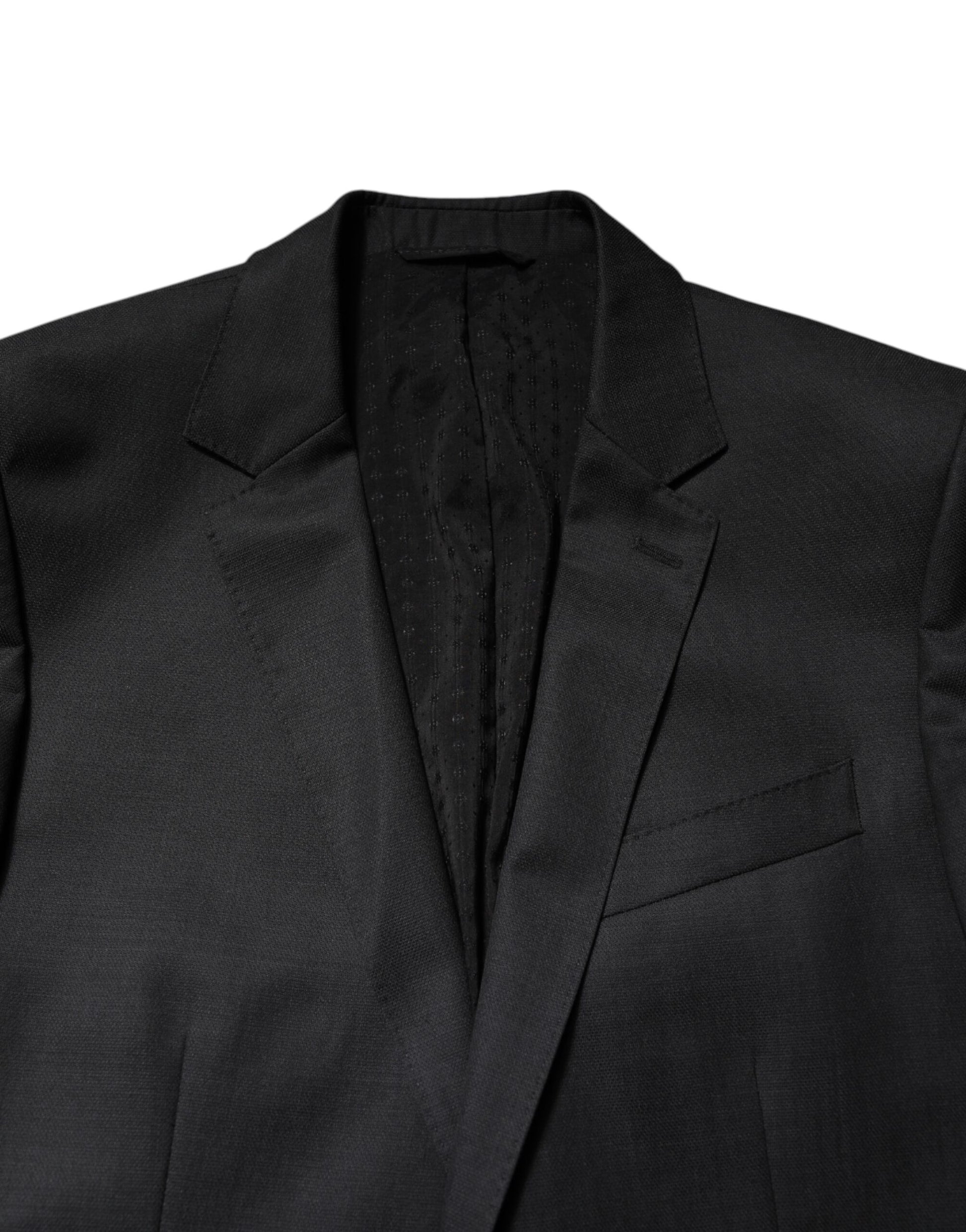 Dolce &amp; Gabbana Dunkelgrauer MARTINI 2-teiliger einreihiger Anzug