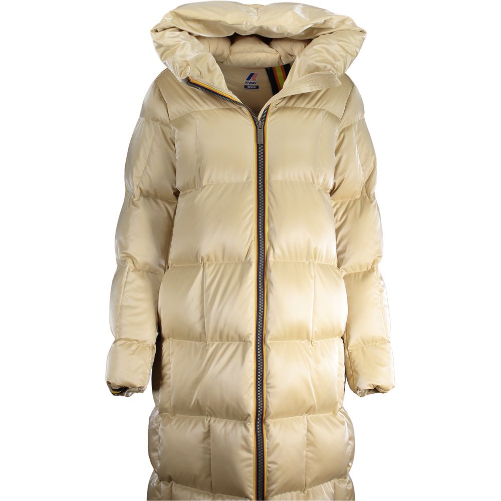 K-WAY Beige Polyester Jacken &amp; Mäntel