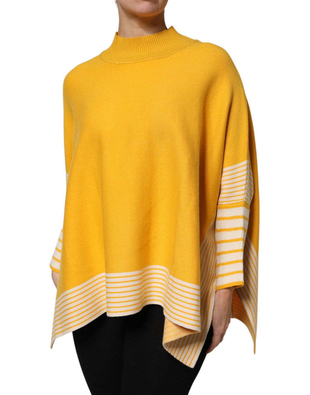 SIGNS Pullover mit langen Ärmeln und gelben Streifen