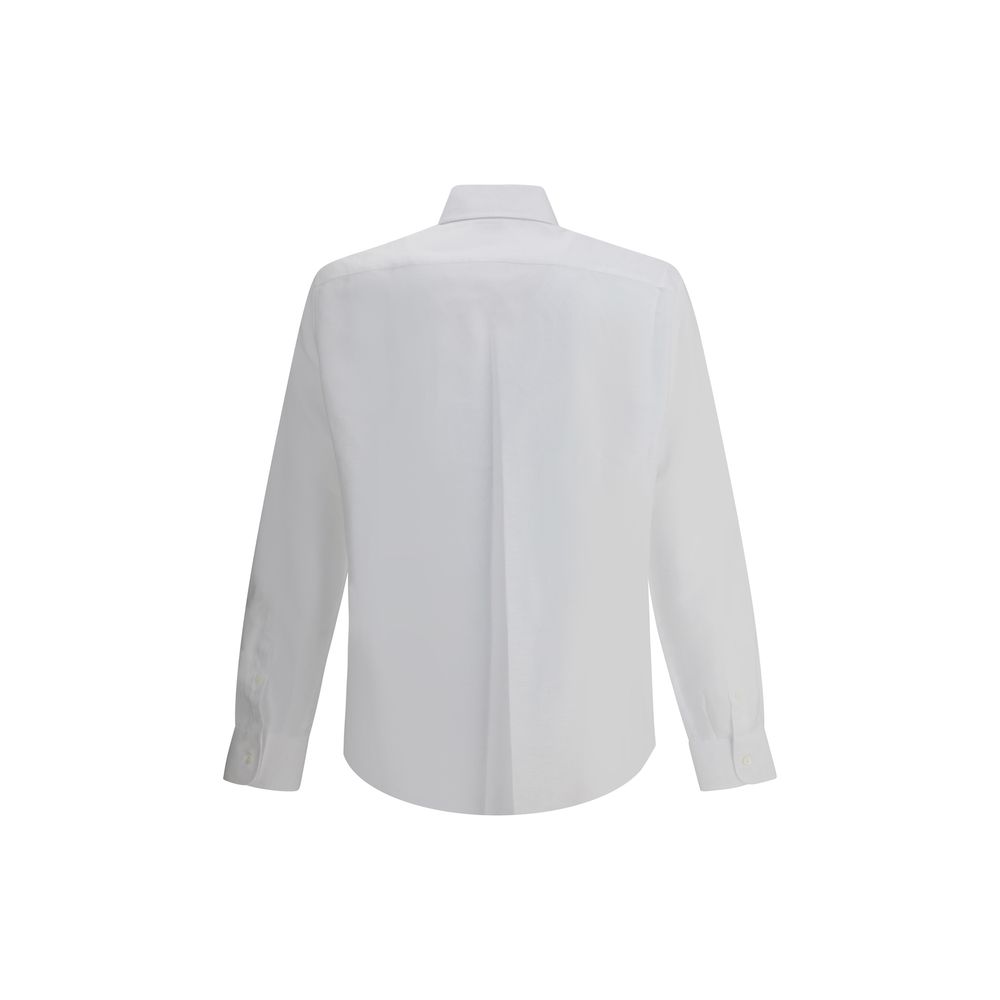 Brunello Cucinelli Hemd aus Baumwolle und Leinen