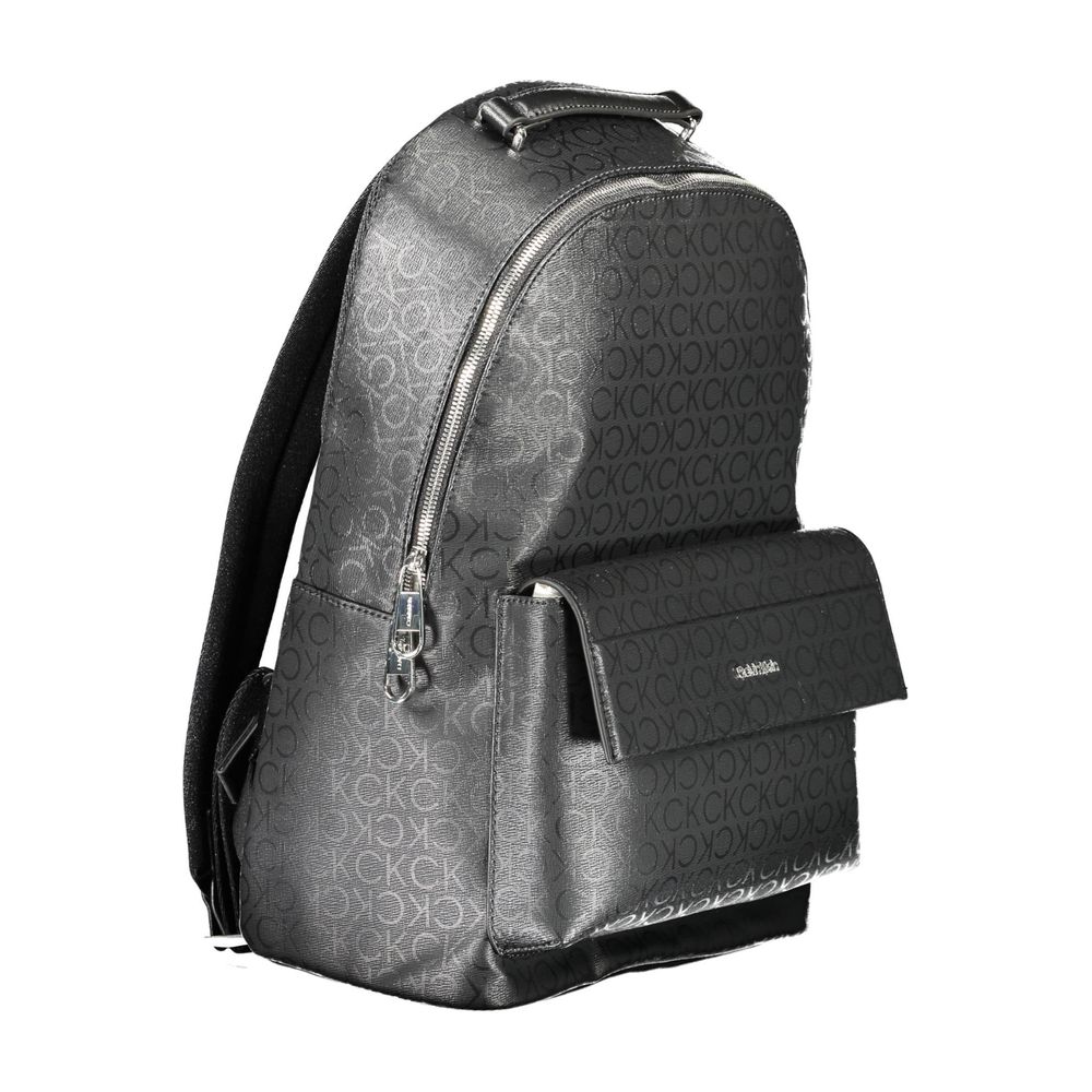 Calvin Klein Schwarzer Polyester Herren Rucksack