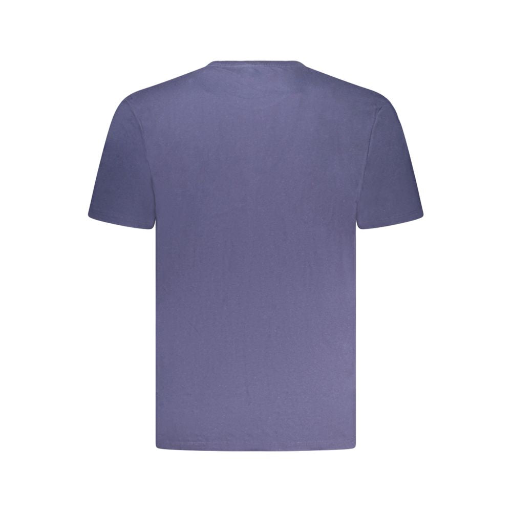 Wrangler – Blaues Baumwoll-T-Shirt