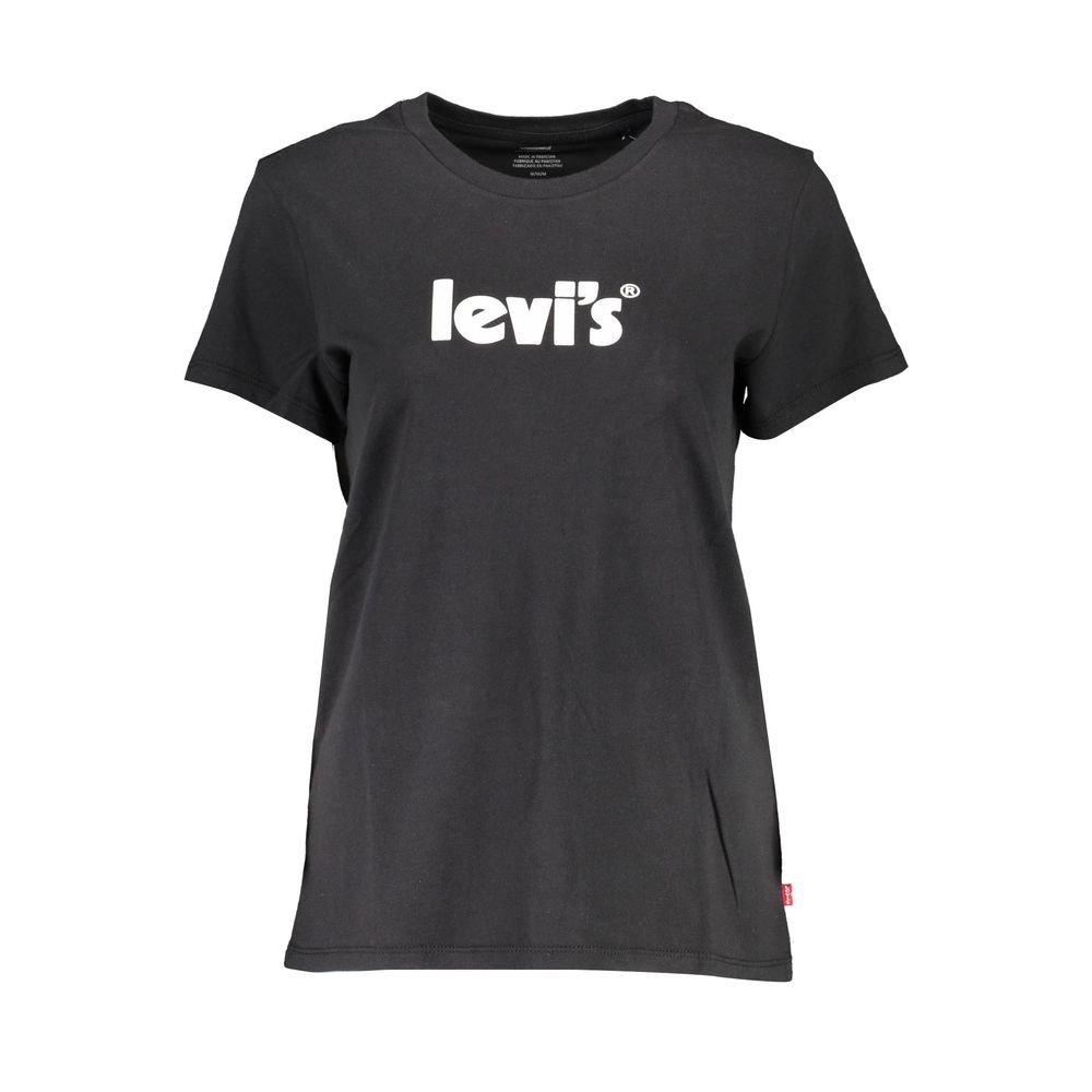 Levi's Schwarze Baumwolloberteile und T-Shirts