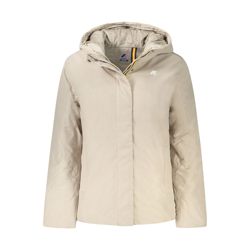 K-WAY Beige Polyamid Damenjacke