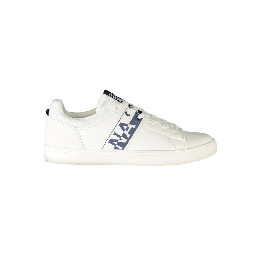 Napapijri White Leather Men's Sneaker - Allority