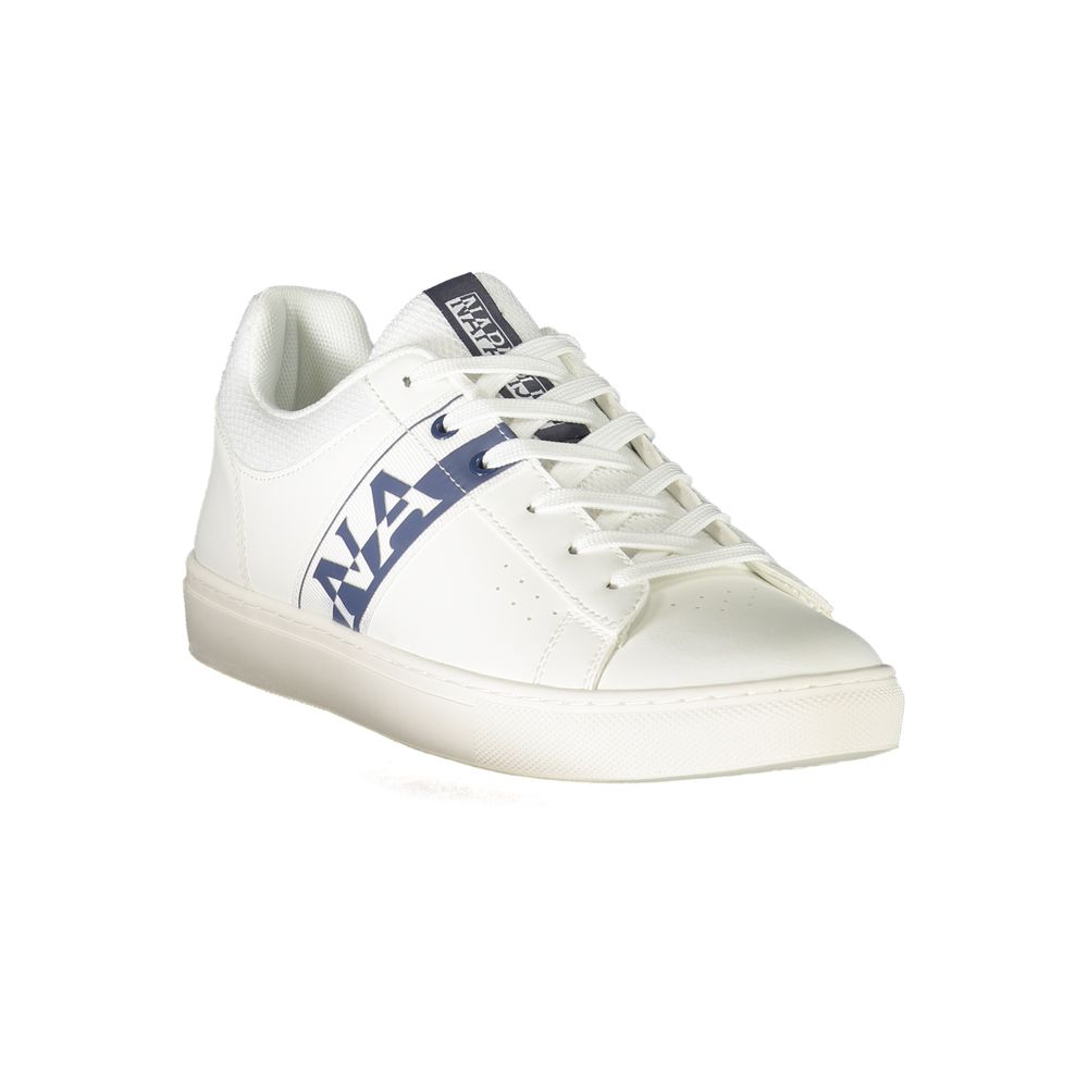 Napapijri White Leather Men's Sneaker - Allority