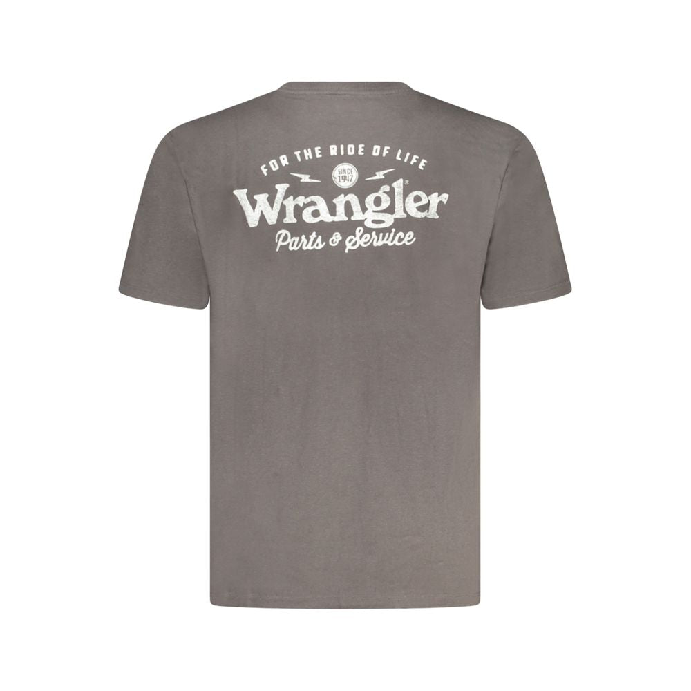 Wrangler – Schwarzes Baumwoll-T-Shirt