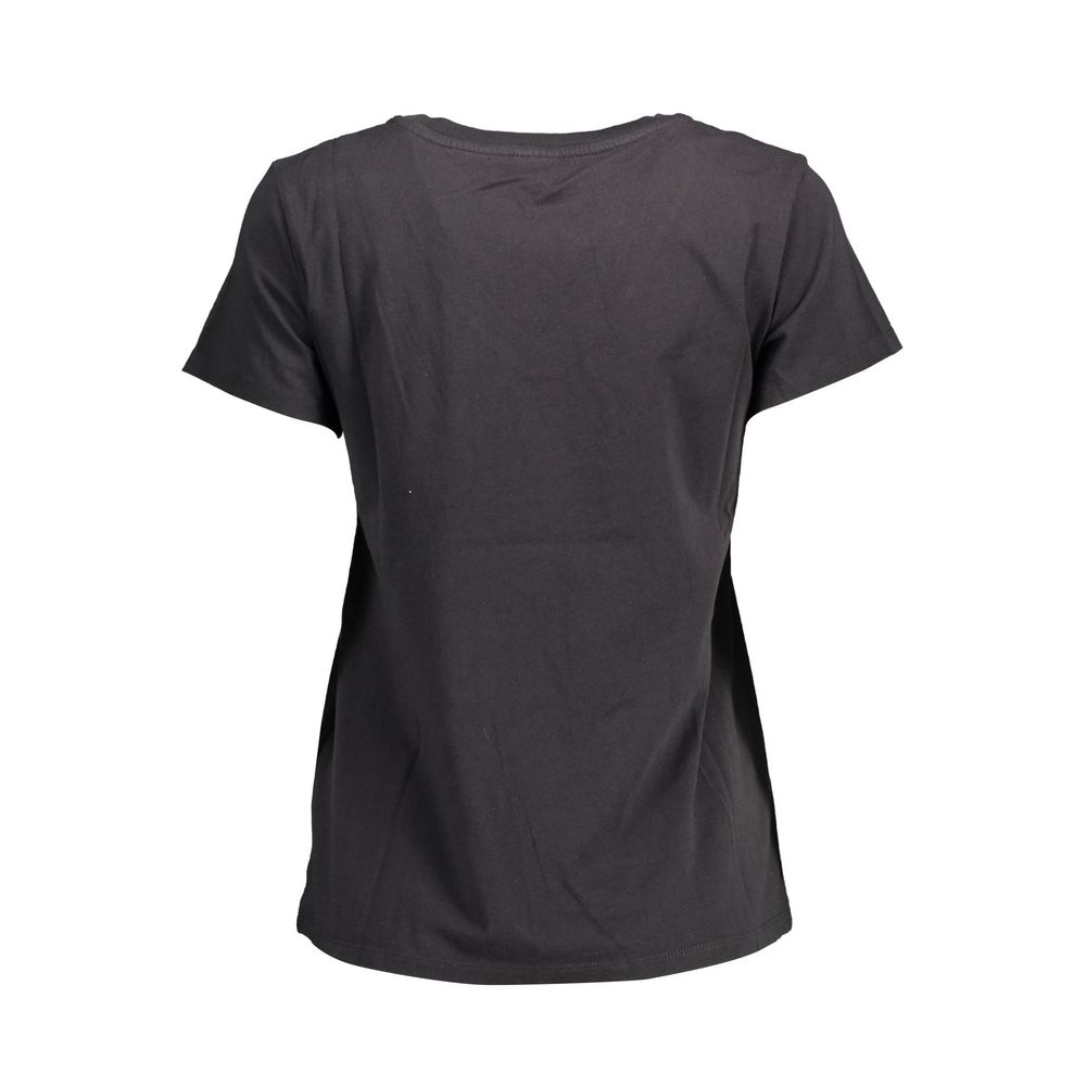 Levi's Schwarzes Baumwoll-T-Shirt für Damen