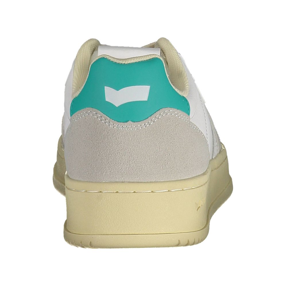 Gas Weiß Kunstleder Damen Sneaker