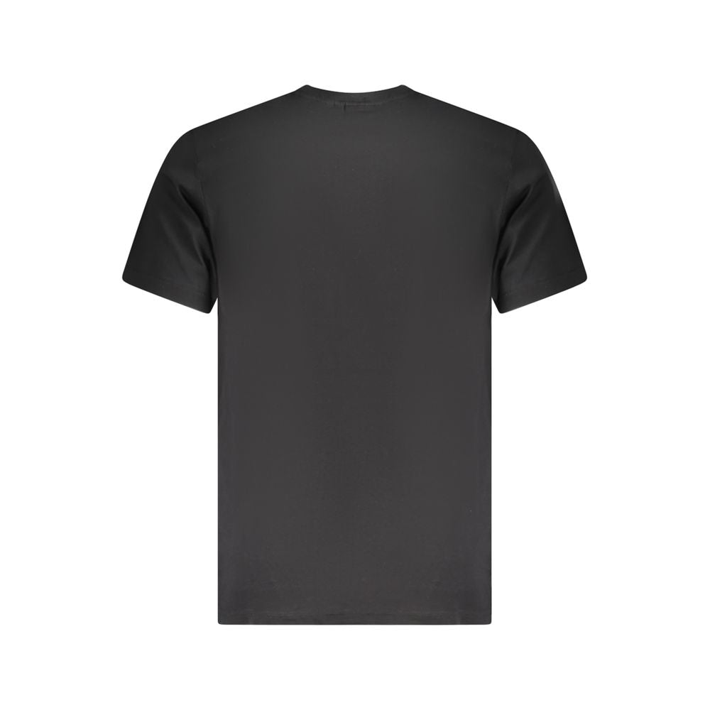 Fila Schwarzes Baumwoll-T-Shirt für Herren