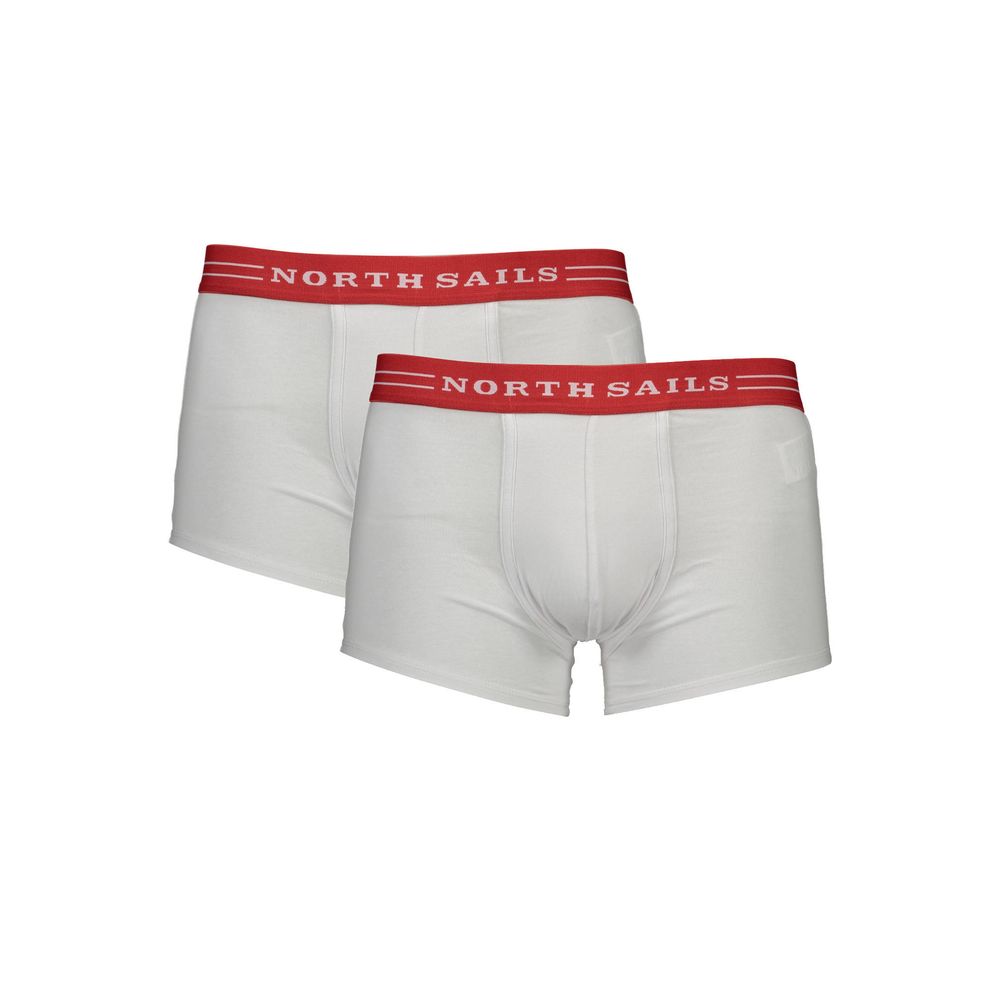 North Sails Herren Boxershorts aus weißer Baumwolle