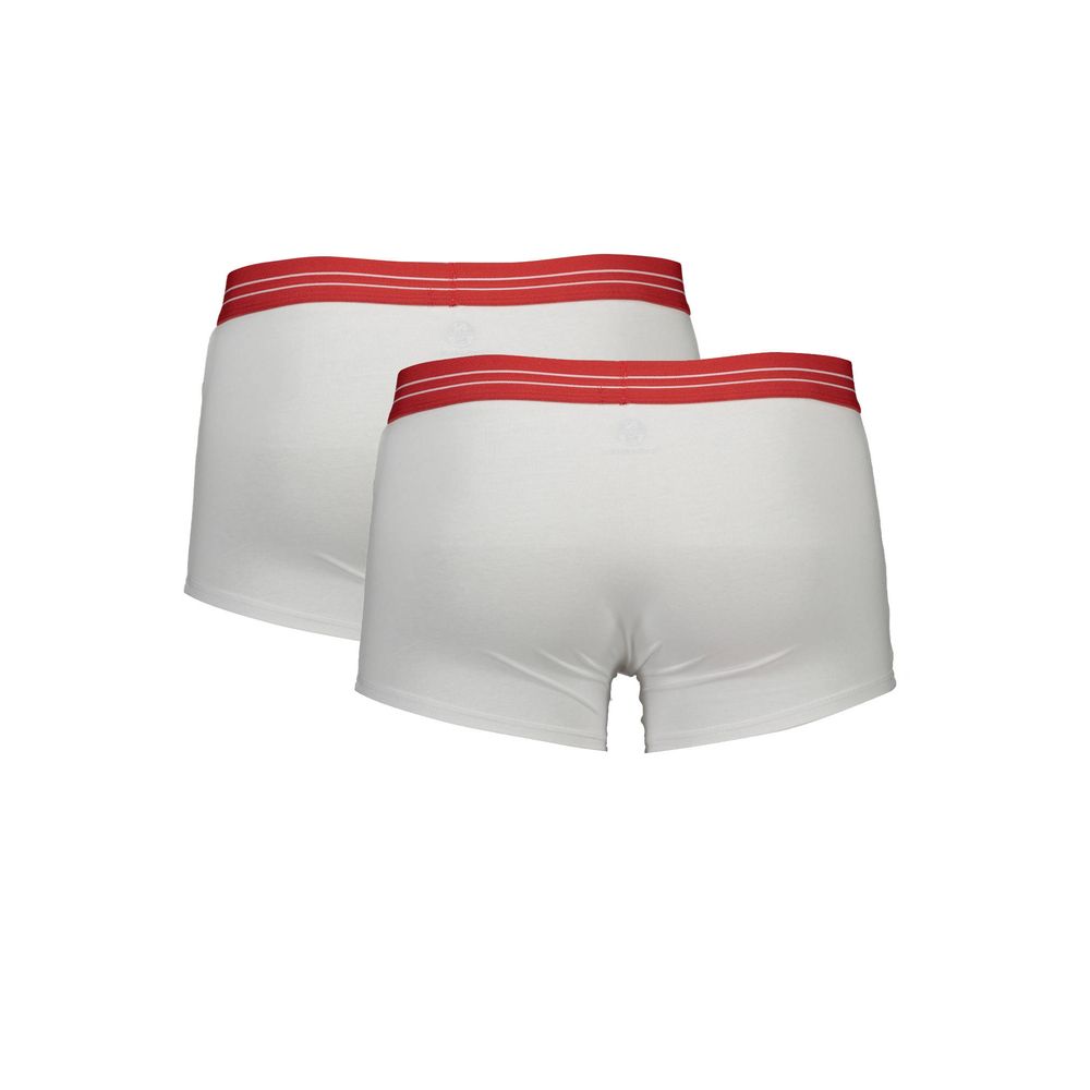 North Sails Herren Boxershorts aus weißer Baumwolle
