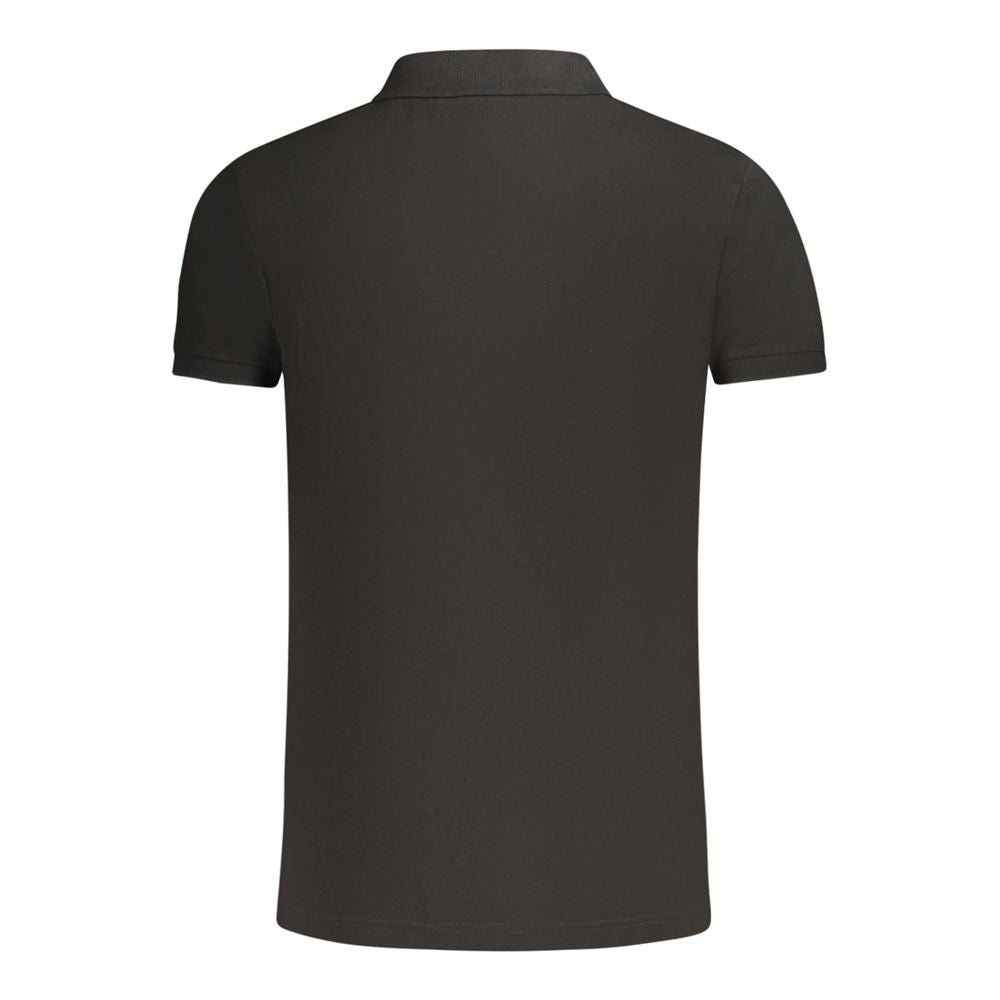 Fila Schwarzes Poloshirt aus Baumwolle für Herren