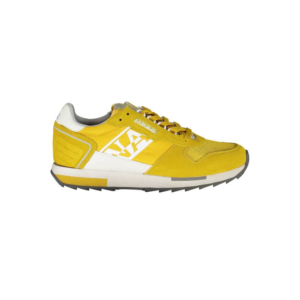 Napapijri Yellow Polyurethane Men Sneaker