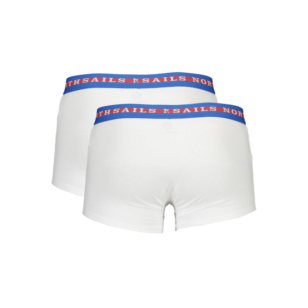 North Sails Herren Boxershorts aus weißer Baumwolle
