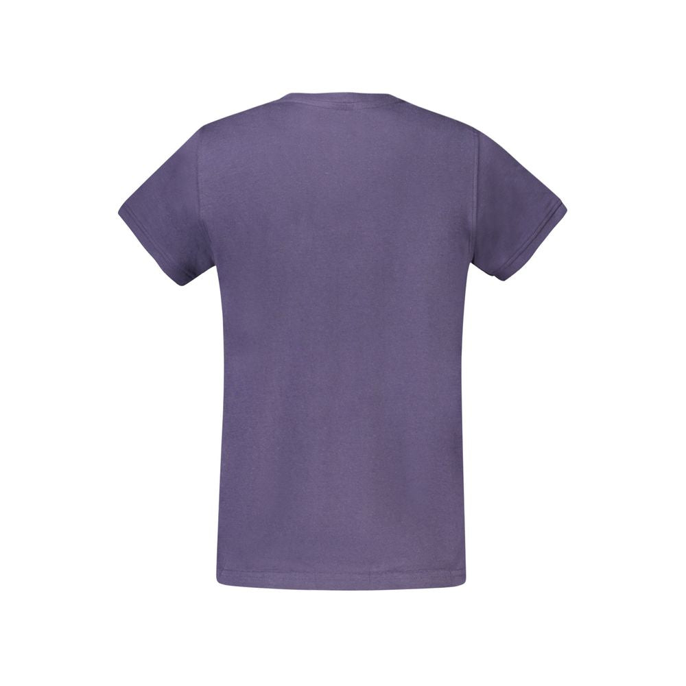 Kappa Blaues Baumwoll-T-Shirt für Damen