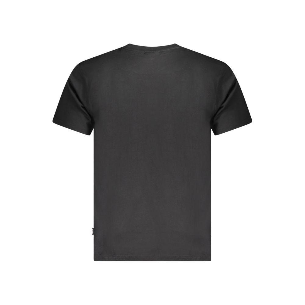 Fila – Schwarzes Unisex-T-Shirt aus Baumwolle