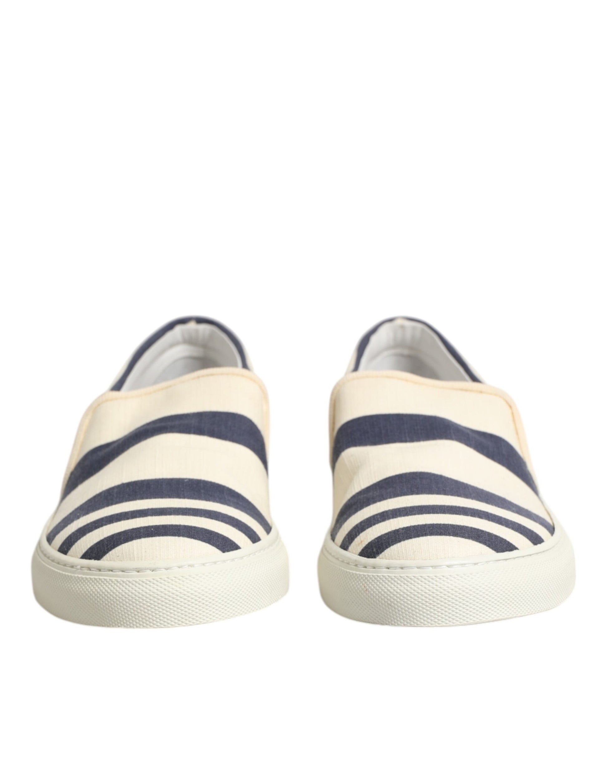 Jucca Blau Weiß Gestreiften Canvas Männer Low Top Casual Schuhe