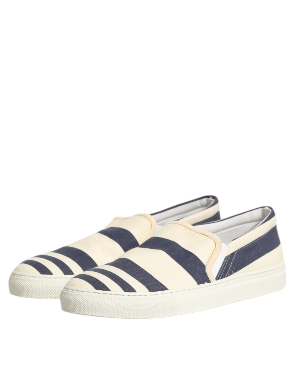 Jucca Blau Weiß Gestreiften Canvas Männer Low Top Casual Schuhe