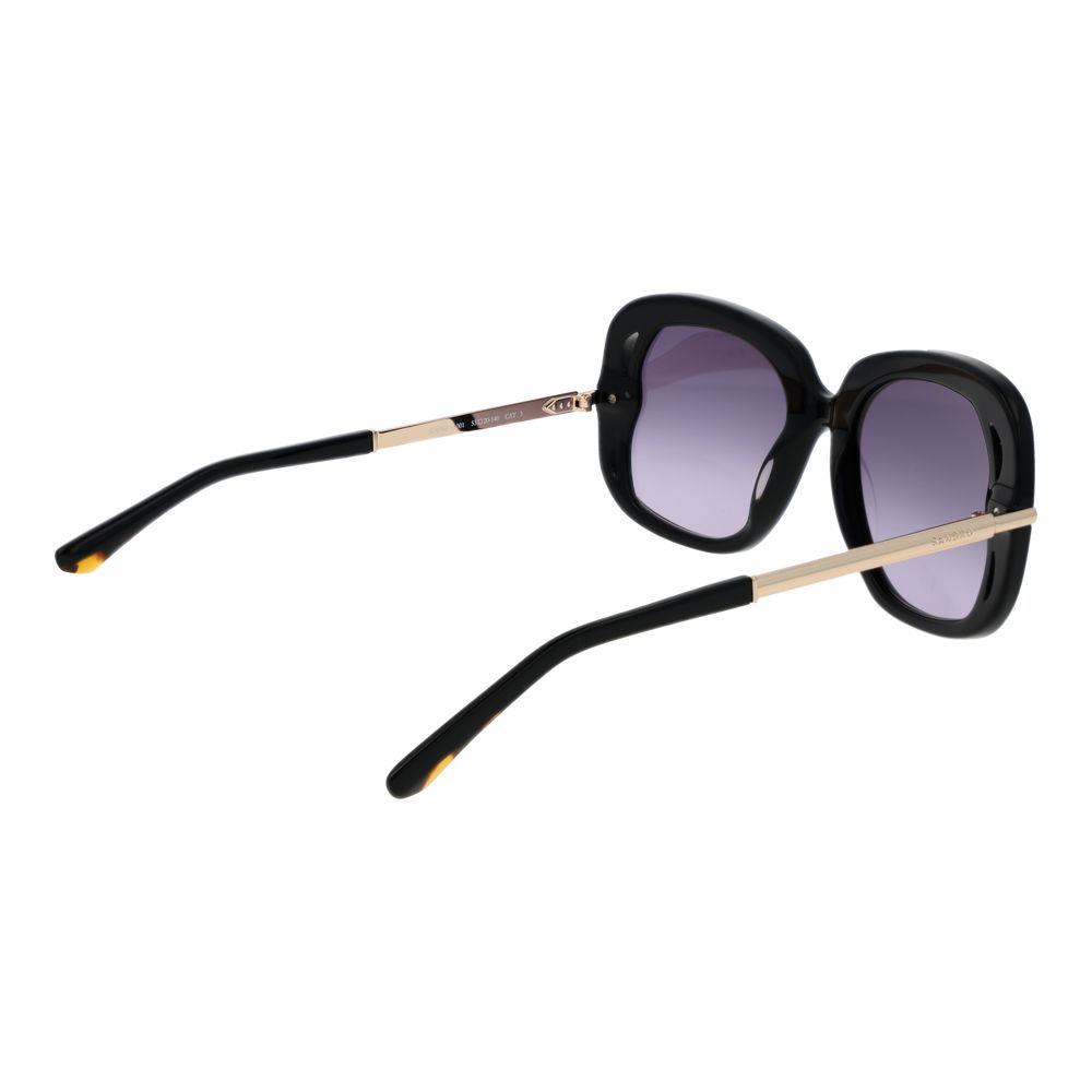 Sandro Schwarze Damen Sonnenbrille