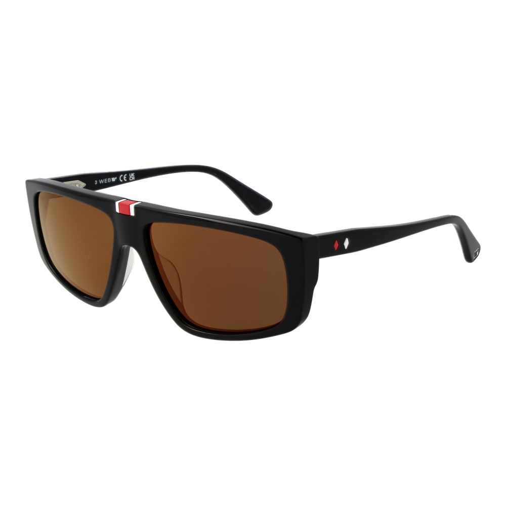 Web Schwarze Herren Sonnenbrille