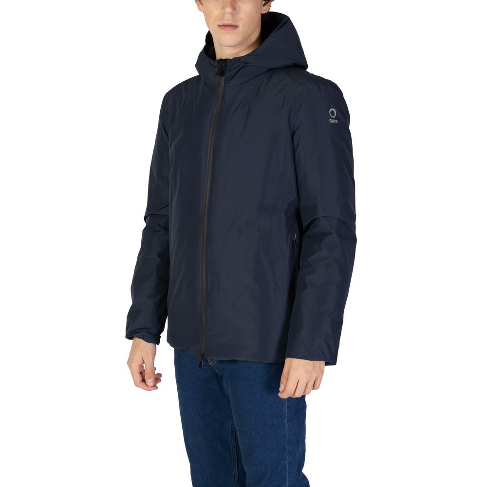 Suns Blaue Polyesterjacke