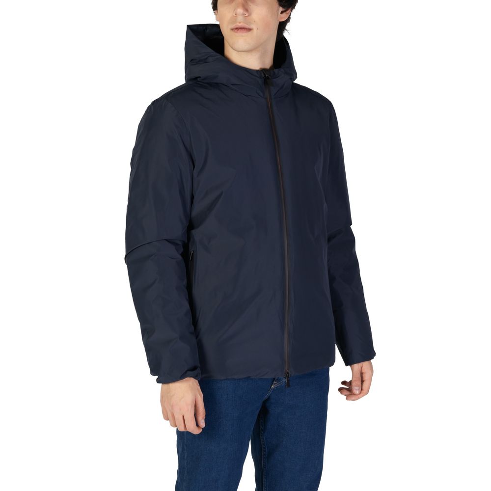 Suns Blaue Polyesterjacke