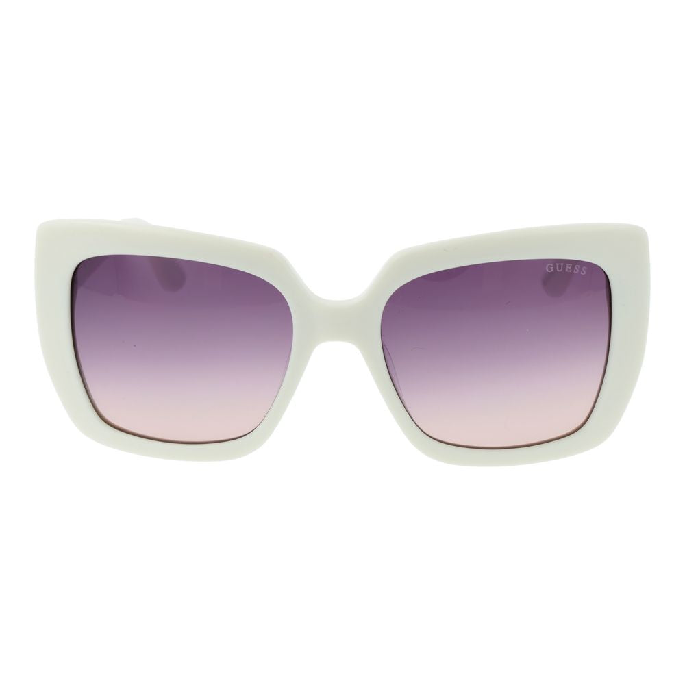 Guess White Acetate Sunglasses - Allority