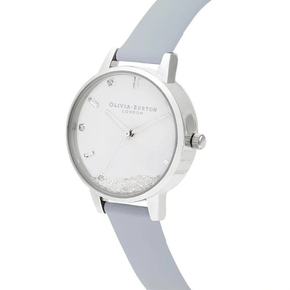 Olivia Burton Blue Artificial Leather Dress Watch - Allority
