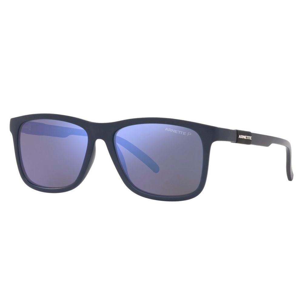 Arnette – Sonnenbrille aus blauem Kalbshaar
