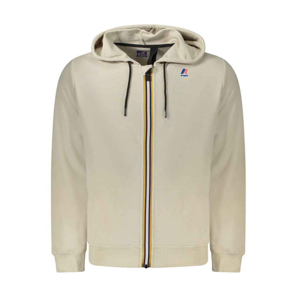 K-WAY Beige Cotton Men Sweater