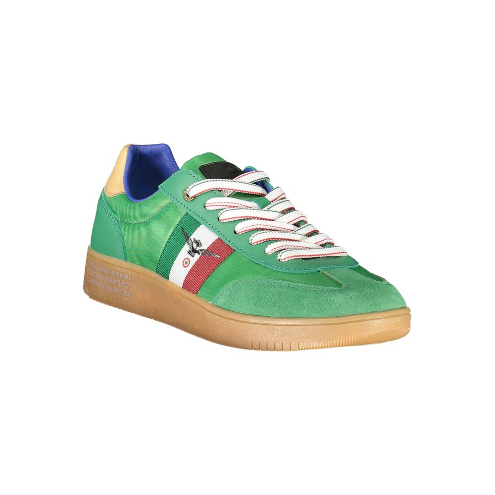 Esercito 1659 Green Leather Men Sneaker