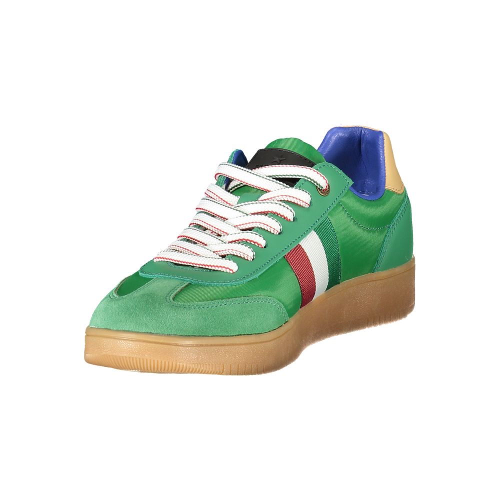Esercito 1659 Green Leather Men Sneaker