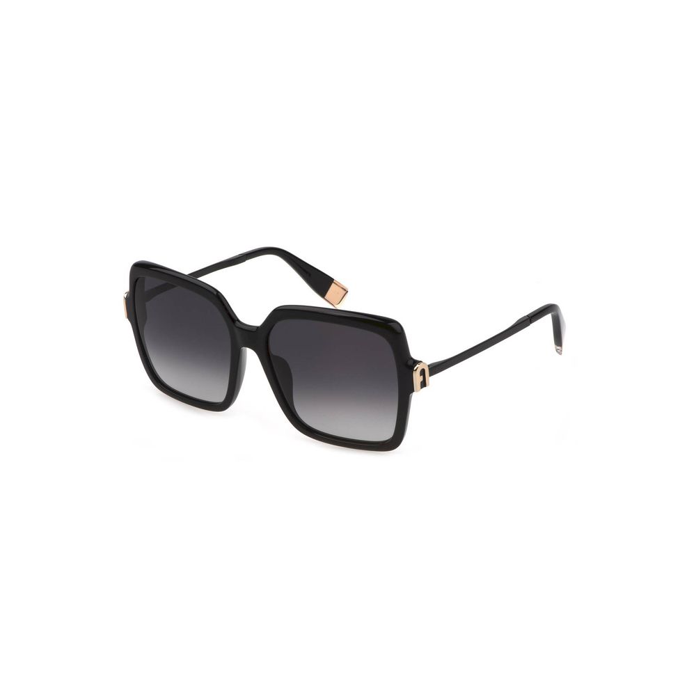 Furla Schwarze Acetat-Sonnenbrille für Damen