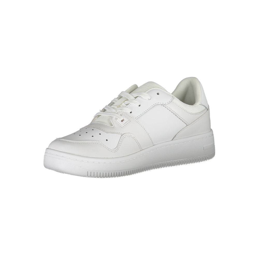 Tommy Hilfiger White Leather Men Sneaker