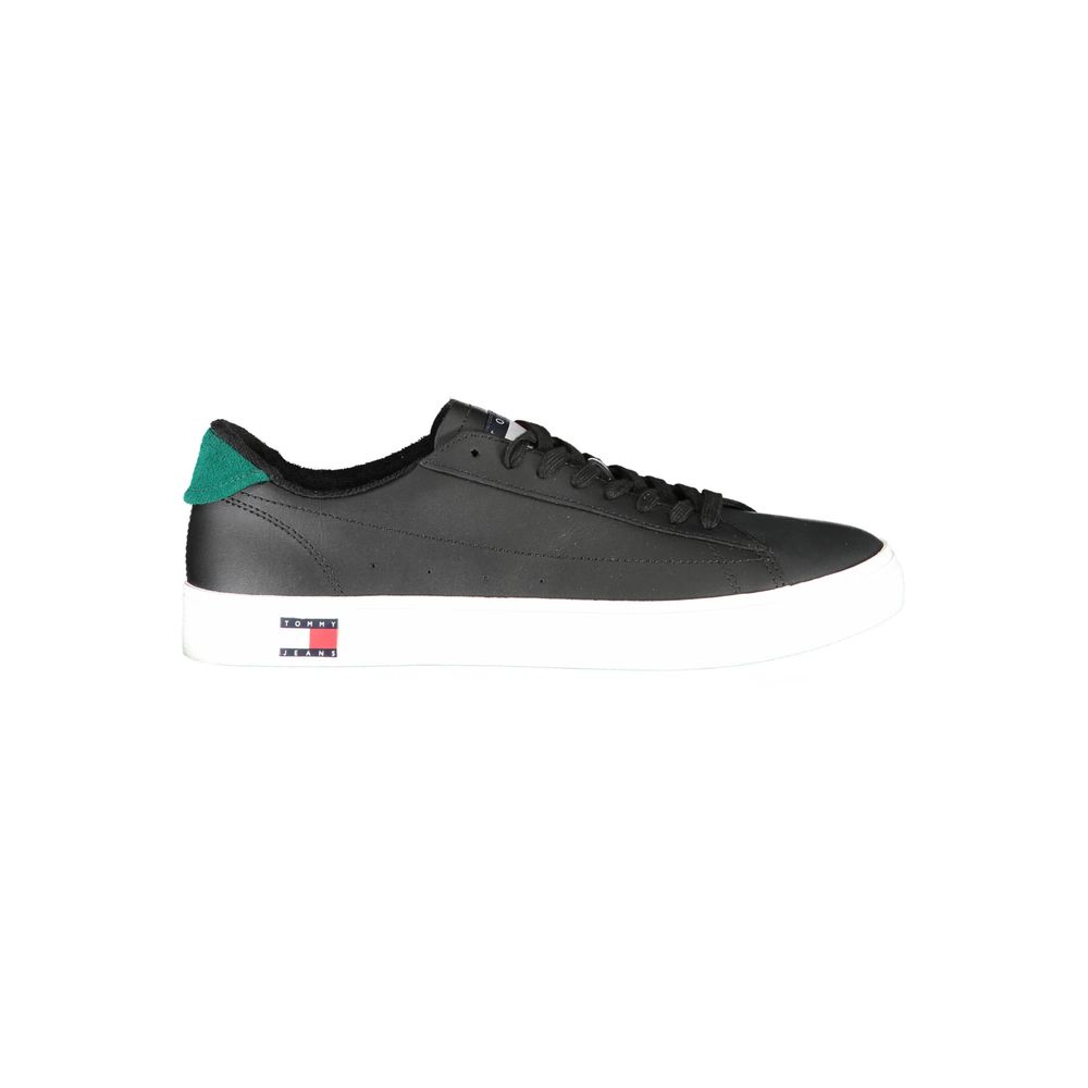 Tommy Hilfiger – Schwarze Polyester-Sneaker