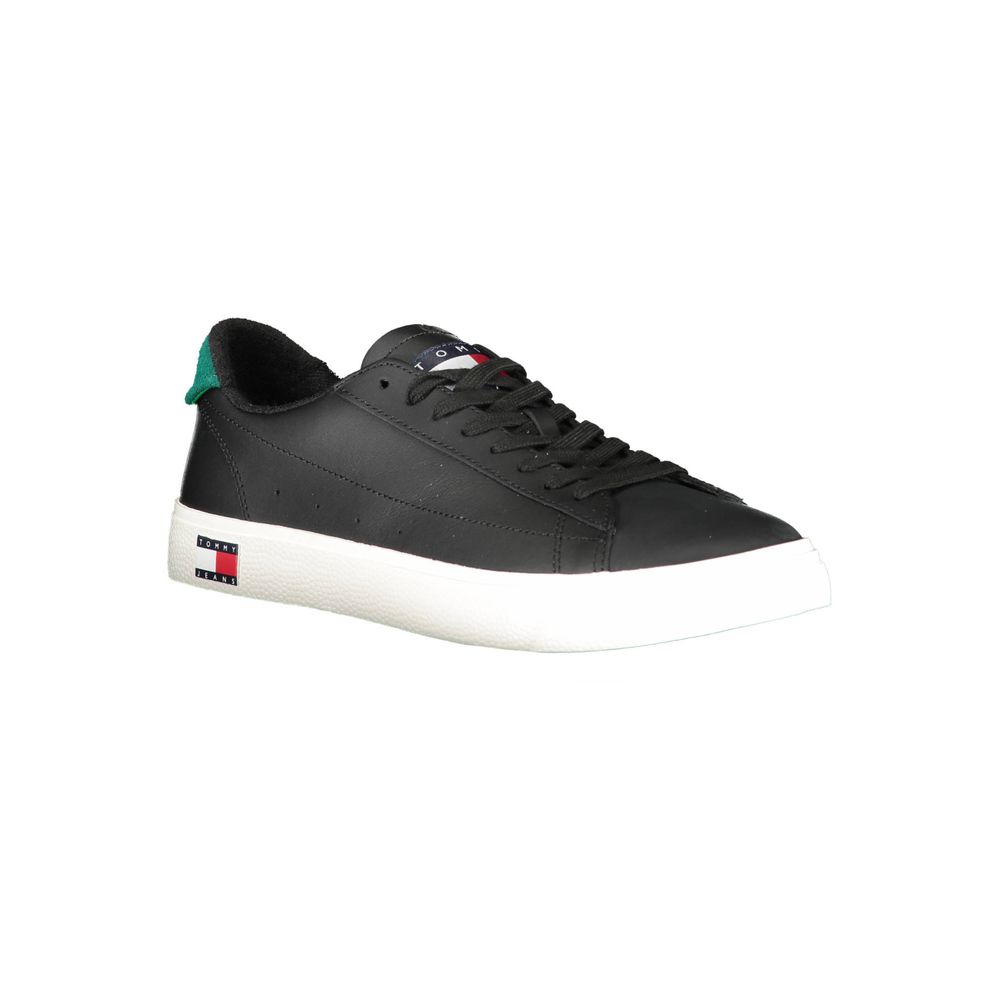Tommy Hilfiger – Schwarze Polyester-Sneaker