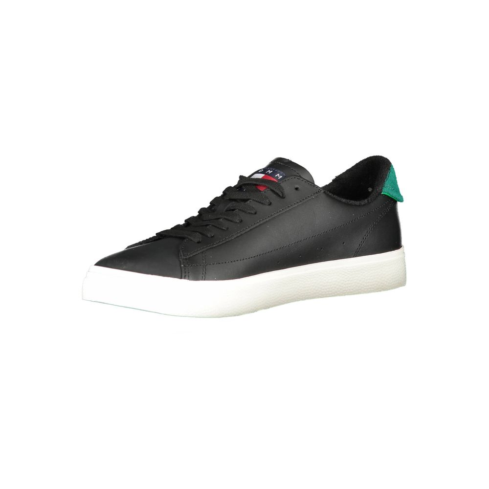 Tommy Hilfiger – Schwarze Polyester-Sneaker