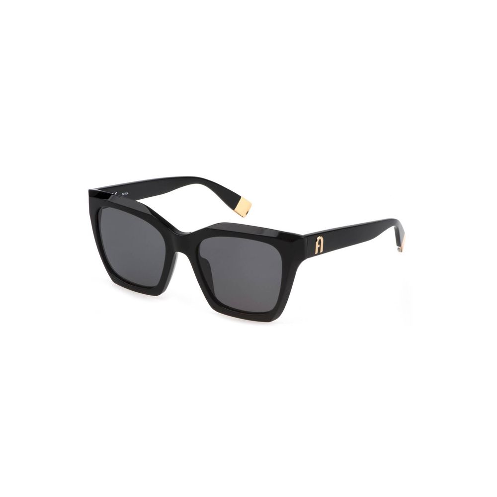 Furla Schwarze Acetat-Sonnenbrille für Damen