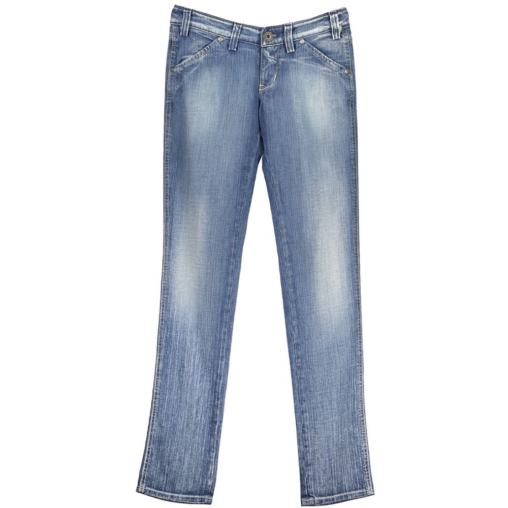 RE-START Blaue Jeans und Hose aus Baumwolle
